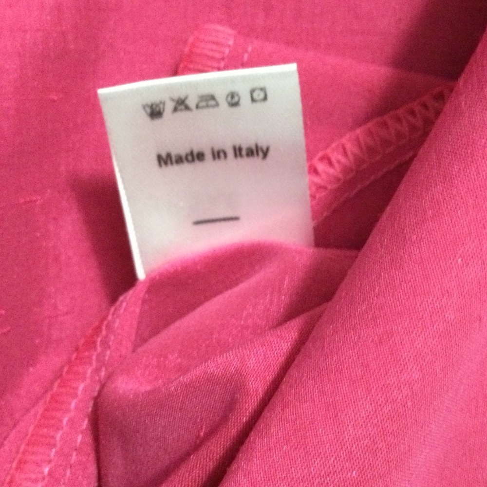 5Rue Pink Layered Off-Shoulder Blouse Size S - Picture 7 of 8